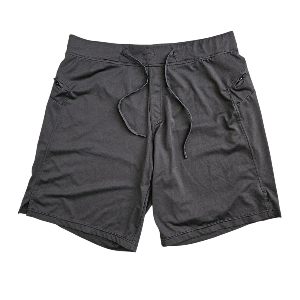 Hylete (Men's‎ Medium) Training Shorts Gray Above Knee Drawstring Athletic Gym